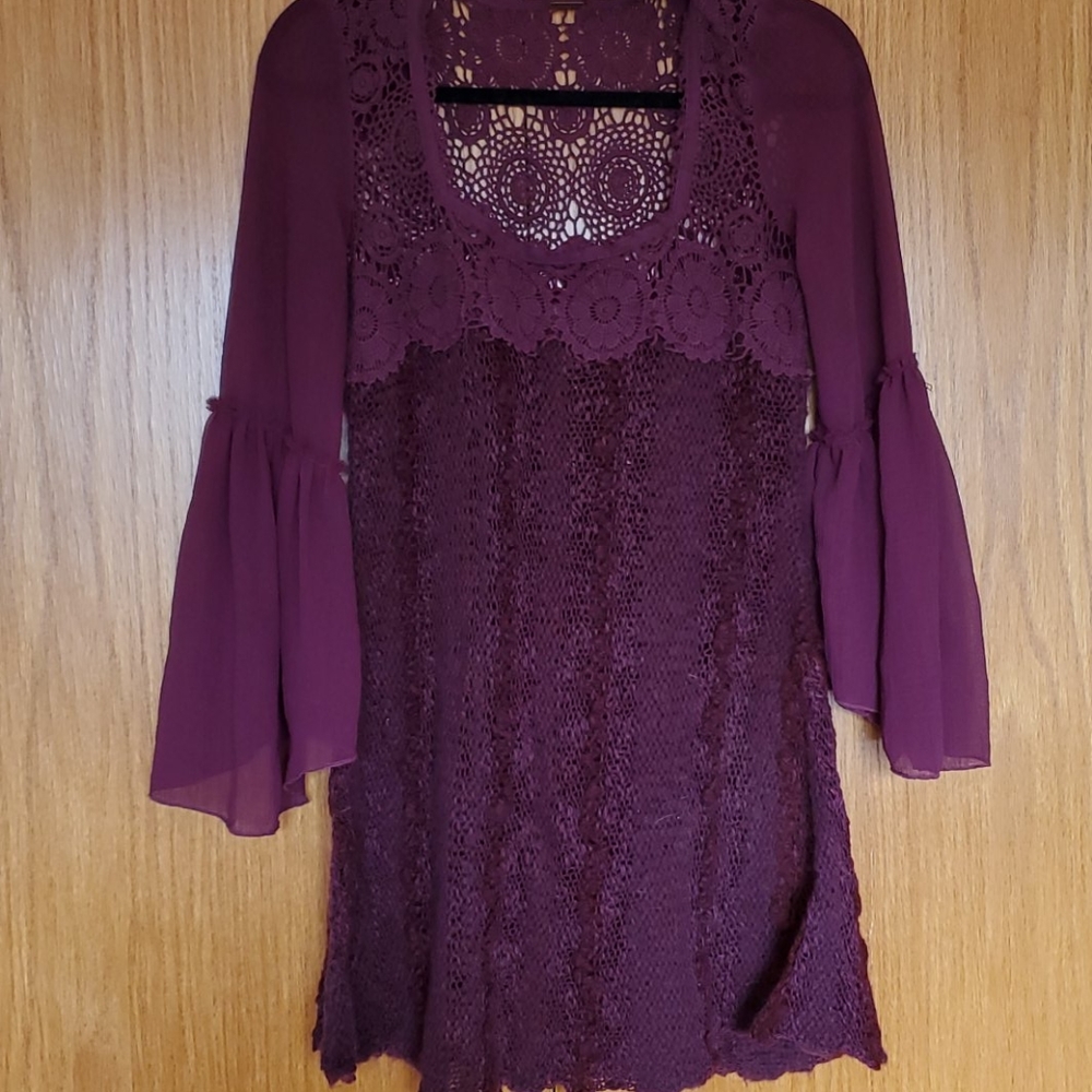 Free People Aurora Crochet Tunic - Picture 4 of 7